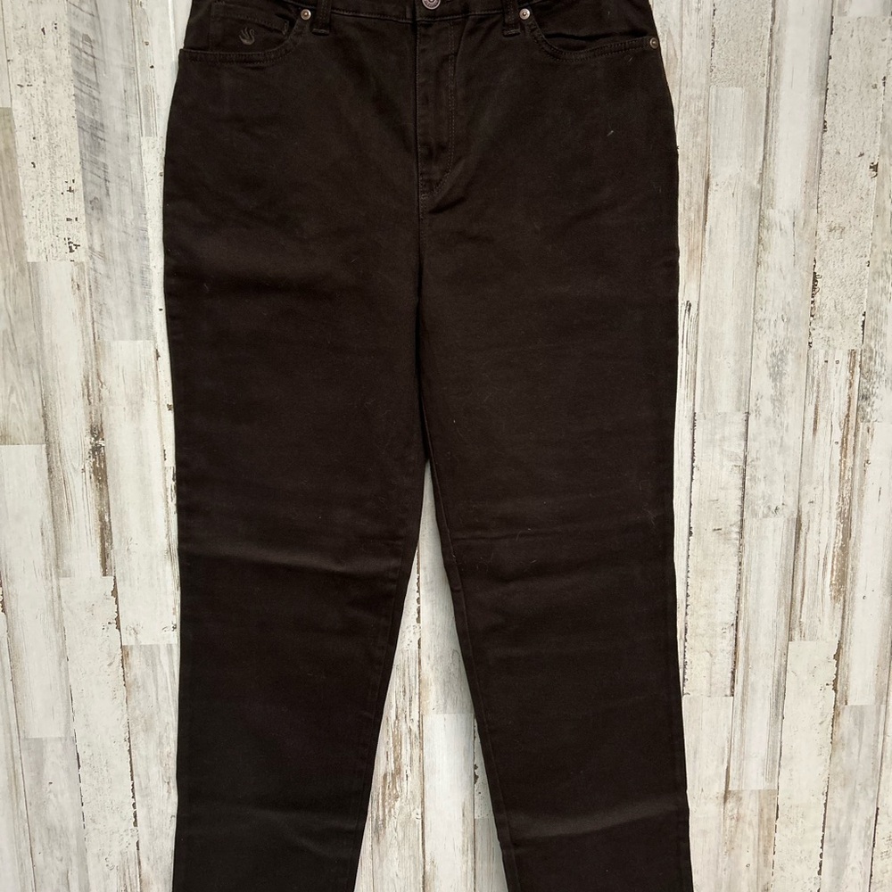 Gloria Vanderbilt Black Straight Leg Jeans